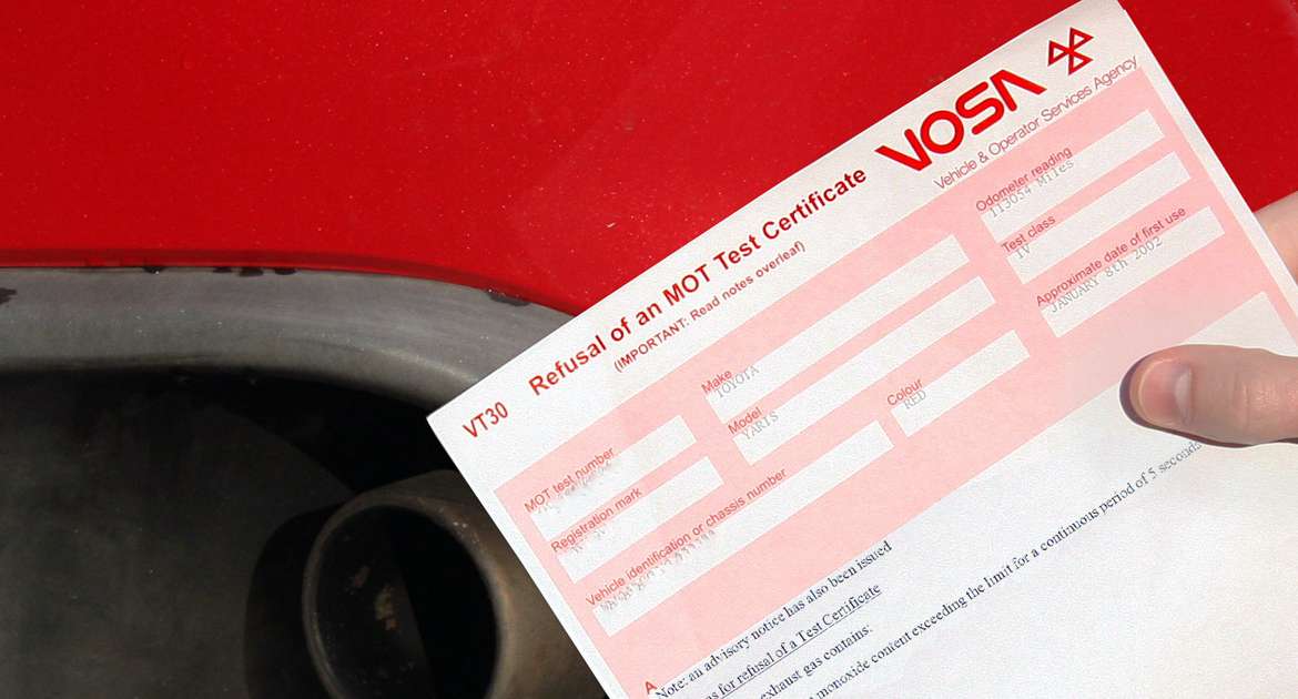 Not Sure What To Do With Your MOT Failure?